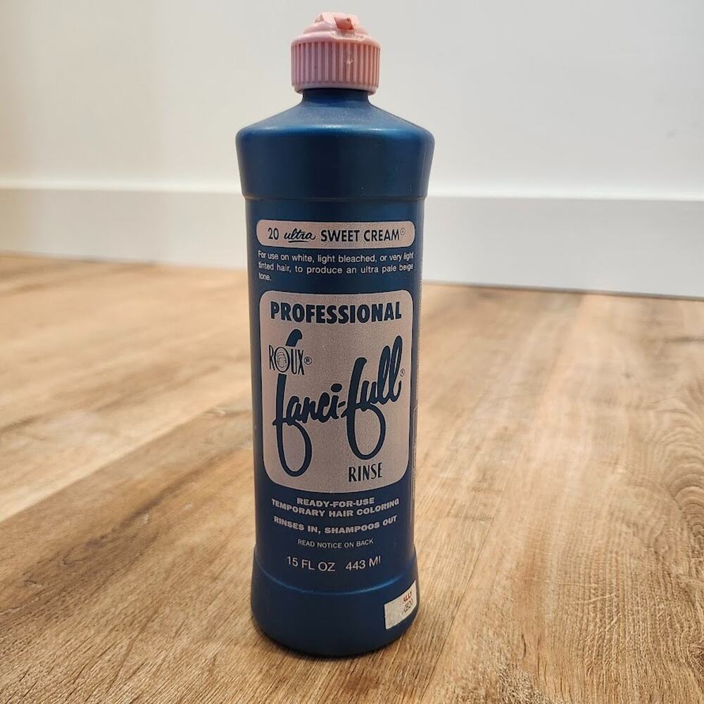 Roux Fanci-Full Temporary Color Rinse #20 Ultra Sweet Cream 15 oz Discontinued